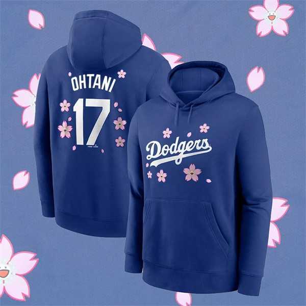 Men's Los Angeles Dodgers #17 Shohei Ohtani  Royal 2025 Tokyo Series Pullover Hoodie,We sell and wholesale Men's Los Angeles Dodgers #17 Shohei Ohtani  Royal 2025 Tokyo Series Pullover Hoodie on line form chian!